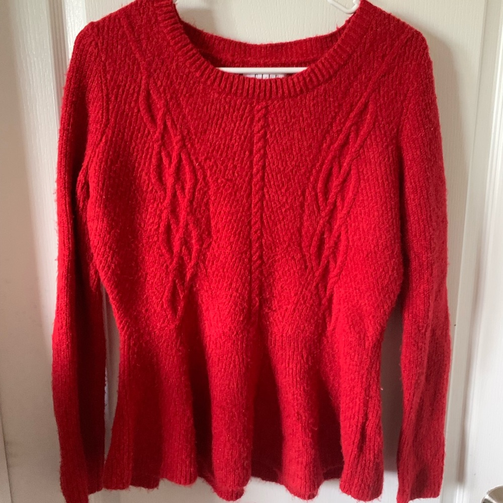 Red sweater